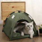 Lit de Tente Pliable pour Chat