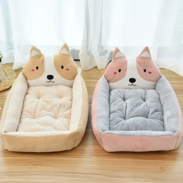 Lit Rectangulaire Confortable pour Animaux de Compagnie