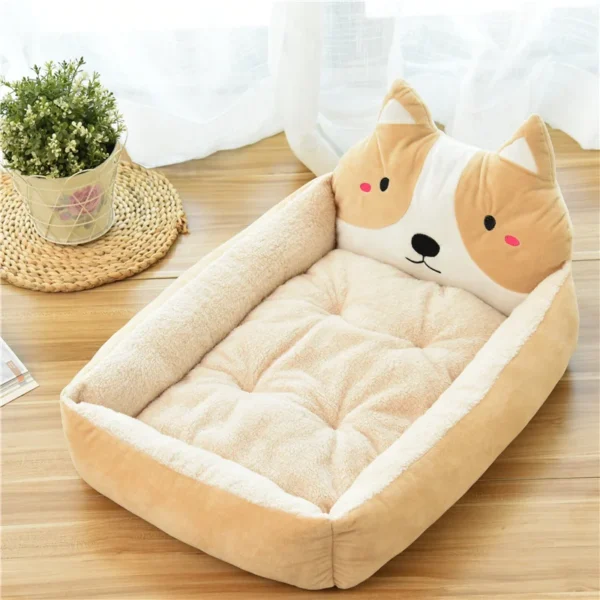 Lit Rectangulaire Confortable pour Animaux de Compagnie